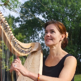 Harpist Leuvenheim  (NL) Keltische harp