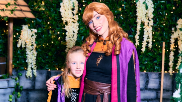 Prinses Anna op bezoek