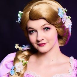 Prinses Rapunzel op bezoek