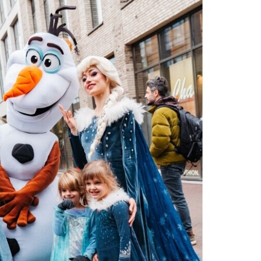 Animatie Doetinchem  (NL) Meet and greet Frozen (Elsa, Olaf e.a.)