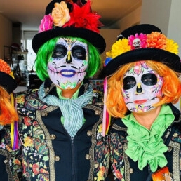 Sugarskulls met Lot en Loes