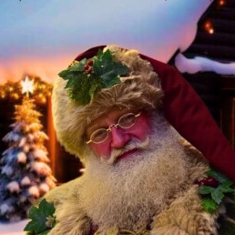 Santa with a real beard