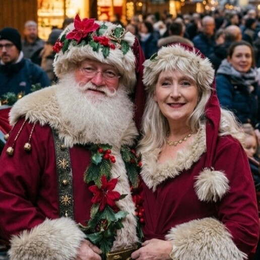 Character/Mascott Oude Pekela  (NL) Premium Santa & Mrs. Claus
