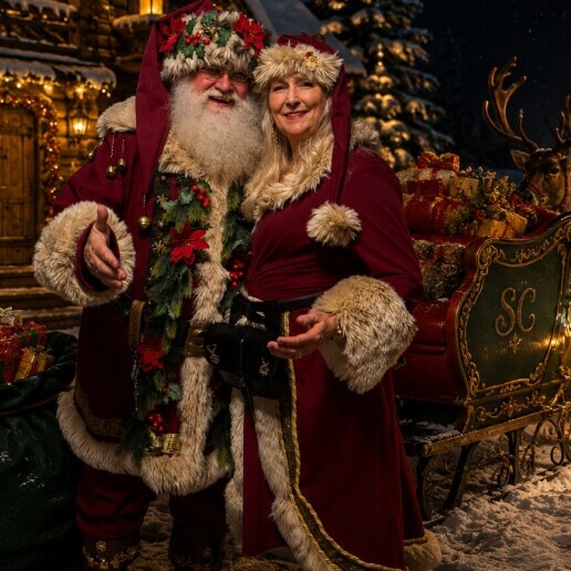 Character/Mascott Oude Pekela  (NL) Premium Santa & Mrs. Claus