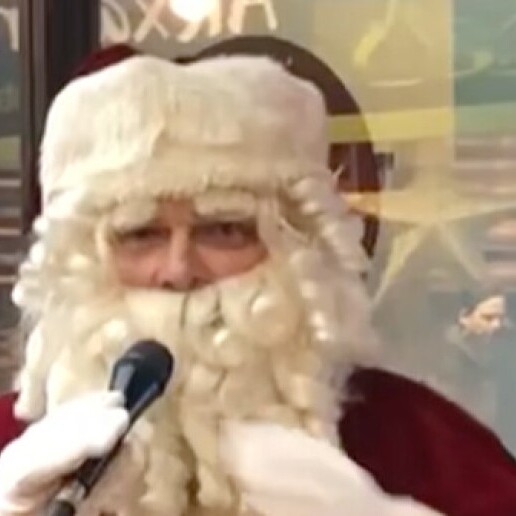 Singer (male) Hilversum  (NL) The Singing Santa by Michael Bakker