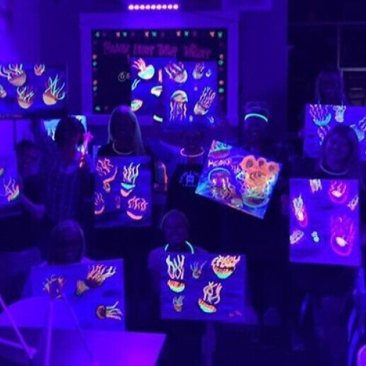 Glow in the Dark Painting Workshop