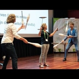 Corporate juggling show