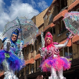 Actor Den Haag  (NL) Galactic Twins Stiltwalkers