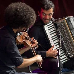 Accordeonist Robin El-Hage