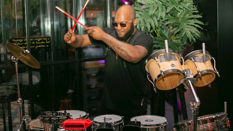 Percussionist Everon Jones