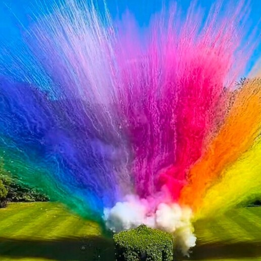 Event show Enschede  (NL) Smoke Rainbow