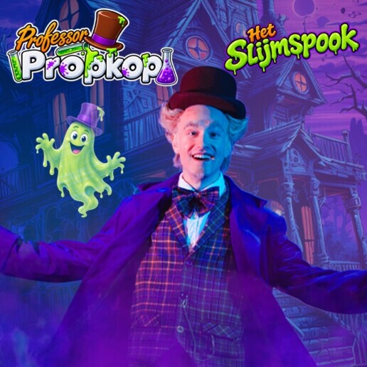 Kindervoorstelling Drachten  (NL) Halloween kindershow het slijmspook