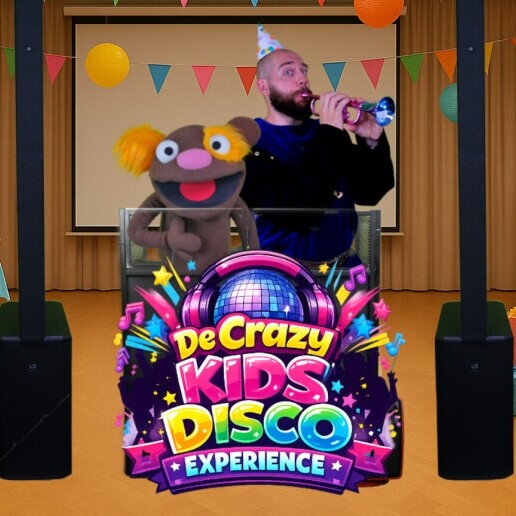 Kindervoorstelling Nijmegen  (NL) De Crazy Kids Disco Experience