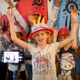 Children's party music studio & music video