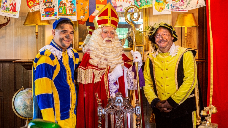 Sinterklaas & pieten bezoek kort