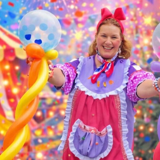 Clown Arnhem  (NL) Clown Fleur,Fleurt ieder kinderfeest op!