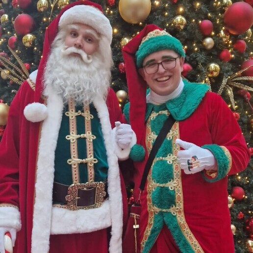 Character/Mascott Rijswijk  (Zuid Holland)(NL) Een warm bezoek van de Kerstman en Elf