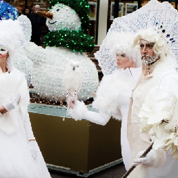 White X-Mas Kerst Parade