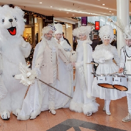 Animatie Breda  (NL) White X-Mas Kerst Parade