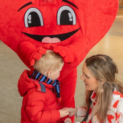 Character/Mascott Enschede  (NL) Valentine promotion, The Walking Heart