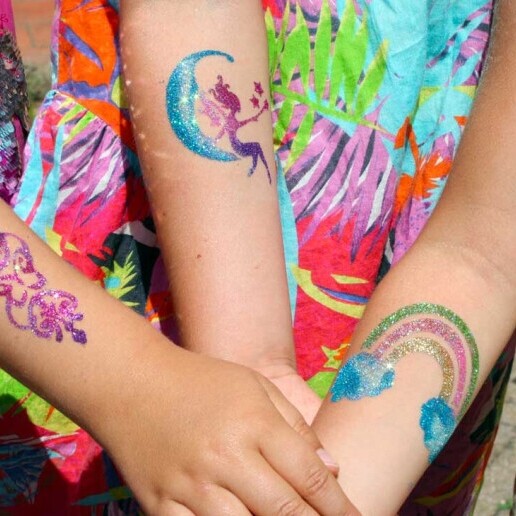 Schminker Enschede  (NL) Glitter tattoos op locatie