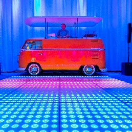 DJ Big Blender with Volkswagen DJ van