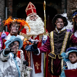 Animatie Oosterhout  (Gelderland)(NL) De echte Sinterklaas & 2 Roetveegpieten