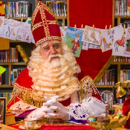 Huisbezoek van de echte Sinterklaas