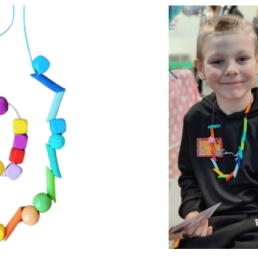 Actor Oosterhout  (Gelderland)(NL) Pasta beaded necklaces workshop