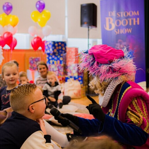 Mini Stoombooth Show met de Sint!