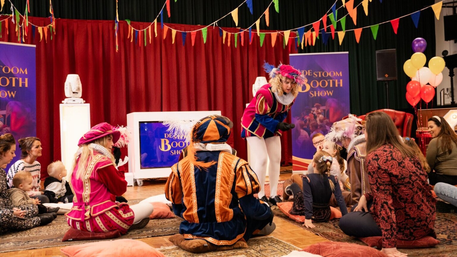 Mini Stoombooth Show met de Sint!