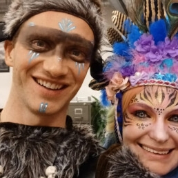 Carnaval met Tante Tinus Schminkt