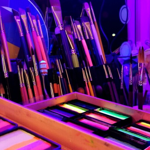 Schminker Eindhoven  (NL) Neon UV party schmink