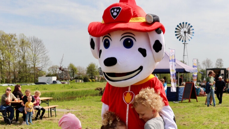 Knuffelige Paw Patrol Marshall mascotte