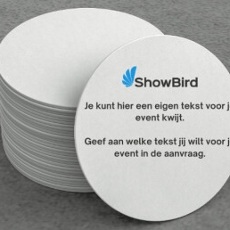 Showbird beer mats