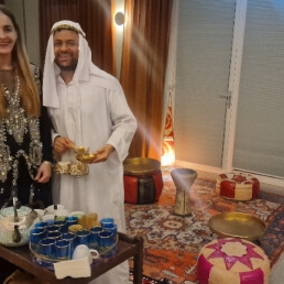 Fatima's Oriental tea tasting session