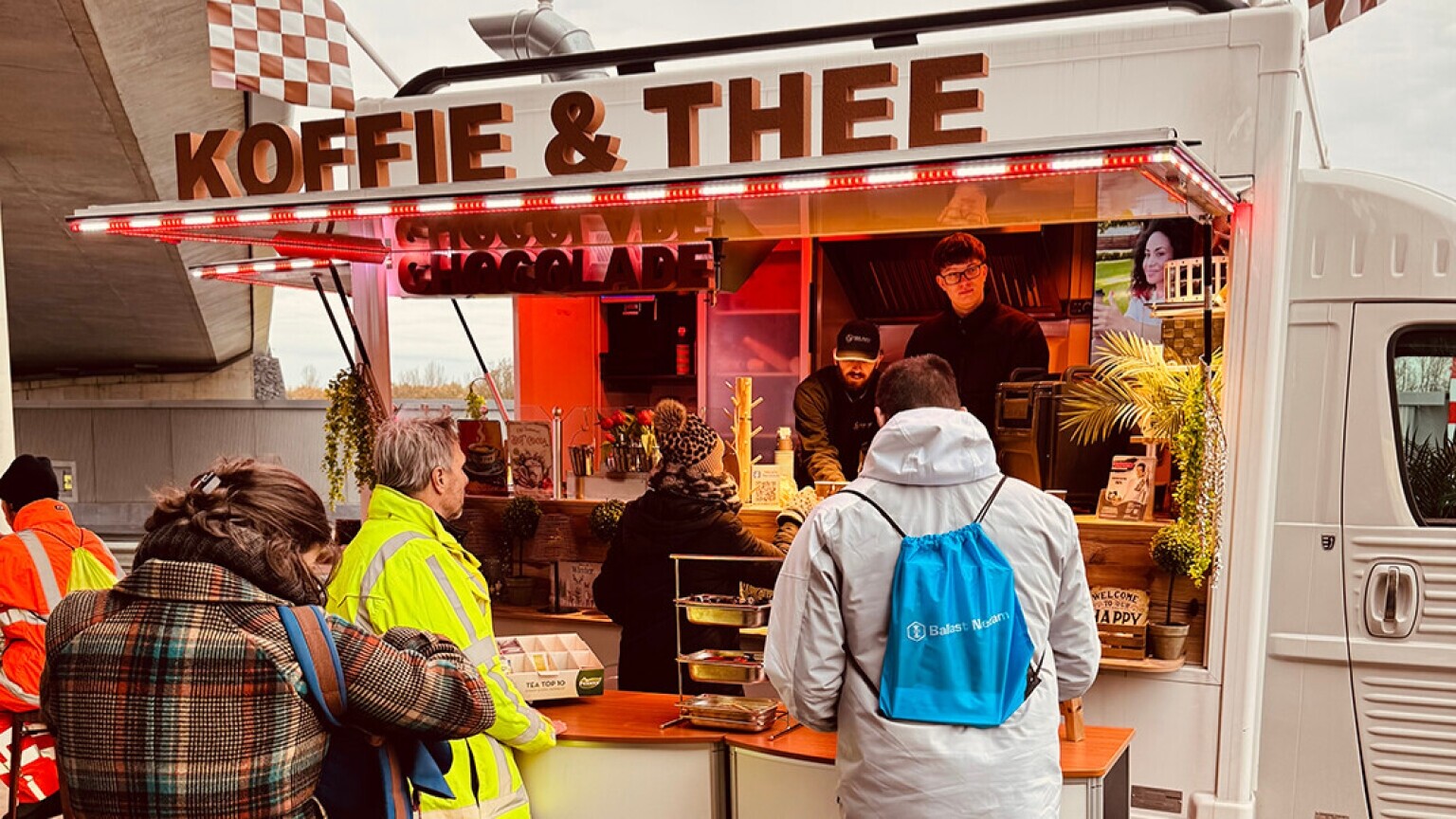 Koffie op locatie foodtruck