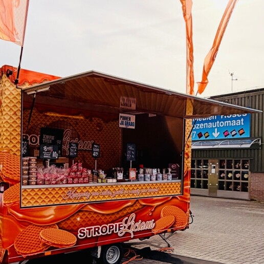 Foodtruck Almere  (NL) Stroopwafels Bakken op Locatie