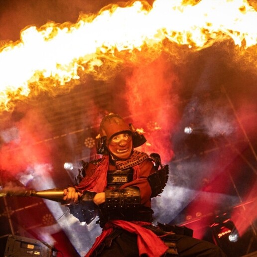 Stunt show Rotterdam  (NL) Samurai Fire Martial Arts