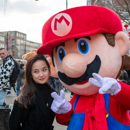 Karakter/Verkleed Rotterdam  (NL) Super Mario Mascotte