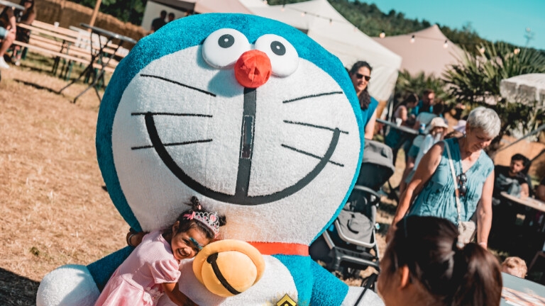 Japanse Doraemon Mascotte