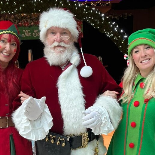 Karakter/Verkleed Rotterdam  (NL) Kerstman met Twee Hulpjes