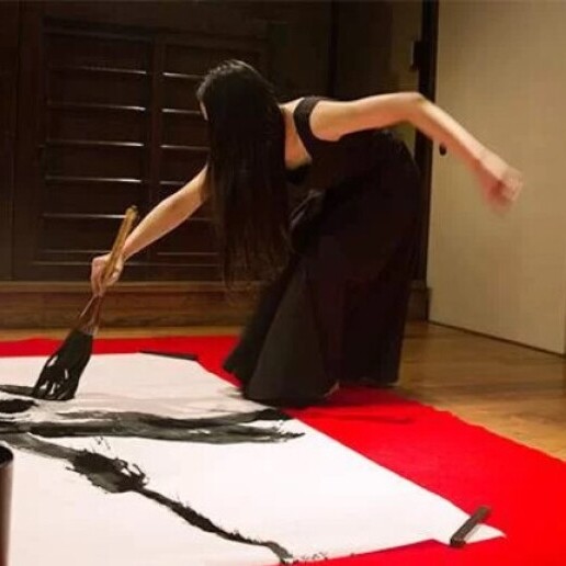 Artist Rotterdam  (NL) Japanese Calligraphy (Live Show)