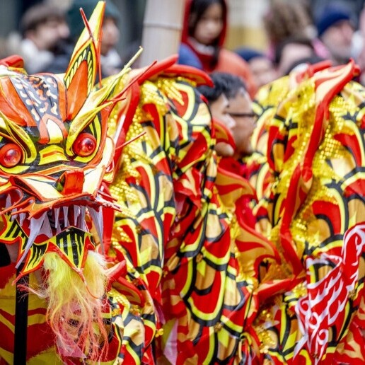 Event show Rotterdam  (NL) Traditionele Chinese dragondans