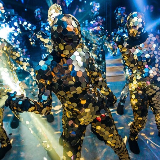 Animatie Rotterdam  (NL) Luxe Mirror Dance Parade