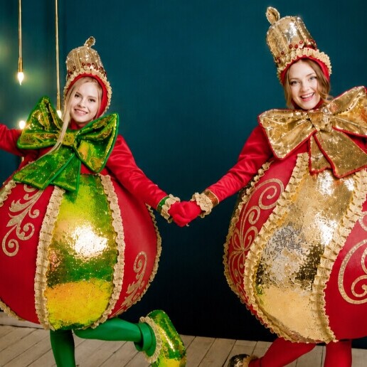 Karakter/Verkleed Rotterdam  (NL) Levende Kerstballen – Christmas Bauble