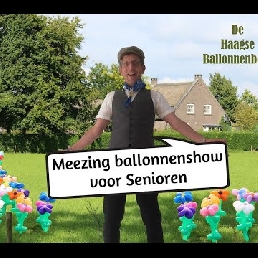 Ballonnenboer meezing ballonnen show