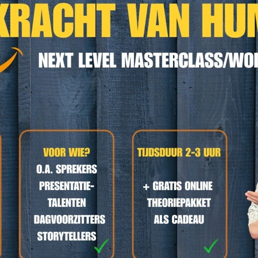 Trainer/Workshop Veenendaal  (NL) MASTER CLASS: THE POWER OF HUMOR