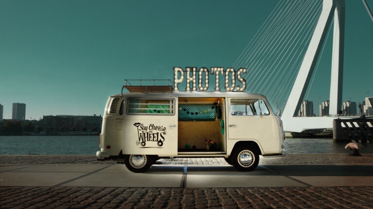 VW fotobus Say Cheese on Wheels