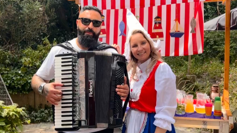 Accordionist Florian Yonel